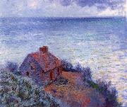 Claude Monet The Coustom s House painting